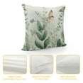 thumbnail image 4 of HENGT Eucalyptus Leaf Spring Decorative Pillow Covers Sage Green Watercolor Leaves Summer Outdoor Throw Pillow Covers Farmhouse Pillowcases Cushion Covers for Couch Decor, 4 of 5