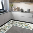 thumbnail image 2 of Sunflower Farmhouse Kitchen Rugs Set of 2,Colorful Spring Summer Flowers Kitchen Rugs and Mats Non Skid Washable,Farmhouse Kitchen Runner Rugs with Rubber Backing (17"x47"+17"x30"), 2 of 7