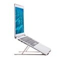 thumbnail image 4 of Mistaha Support d'Ordinateur Portable Réglable à 6 Niveaux Support Pliable en Alliage d'Aluminium Antidérapant Rose, 4 of 8