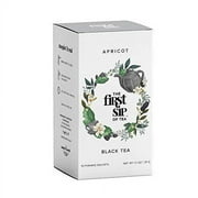 Apricot Black Tea, Pyramid Tea Bags, High Caffeine, Hot & Iced Tea, 16 Cups, Natural, Flavored Black Tea Bags | The Spice Hut, First Sip of Tea
