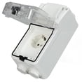 thumbnail image 3 of Weatherproof In Use Socket, IP66 German Waterproof Outlet High Impact Shell Toggle Switch Vertical Installation  For Garden For Wet Rooms, 3 of 8