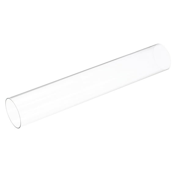 Uxcell Clear RigTubing 2 Inch(50mm) x 2 1/16 Inch(52mm) x 1Ft(305mm) Length Round Plastic Polycarbonate Tube
