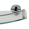 thumbnail image 5 of ALFI brand AB9547 Polished Chrome Wall Mounted Glass Shower Shelf Bathroom Accessory, 5 of 7