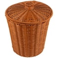 thumbnail image 4 of Cesta de almacenamiento tejida Simple con tapa para hogar y Hotel, 1 ud., 4 of 8