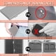 thumbnail image 4 of 2X Estuche Porta Tarjetas SD y TF de AleacióN de Aluminio, Doble Capa de Gran Capacidad con Ranuras EVA para 6 Tarjetas SD y 12 Tarjetas TF, 4 of 5