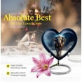 thumbnail image 5 of Majestic Elephant Urns For Ashes Adult Female Mom - Cremains Heart Shaped Urn - Urn For Human Ashes Adult Men - Small Urns For Heart Urn For Ashes - Urn For Human Ashes Adult Woman ( 3inch,2pcs), 5 of 5