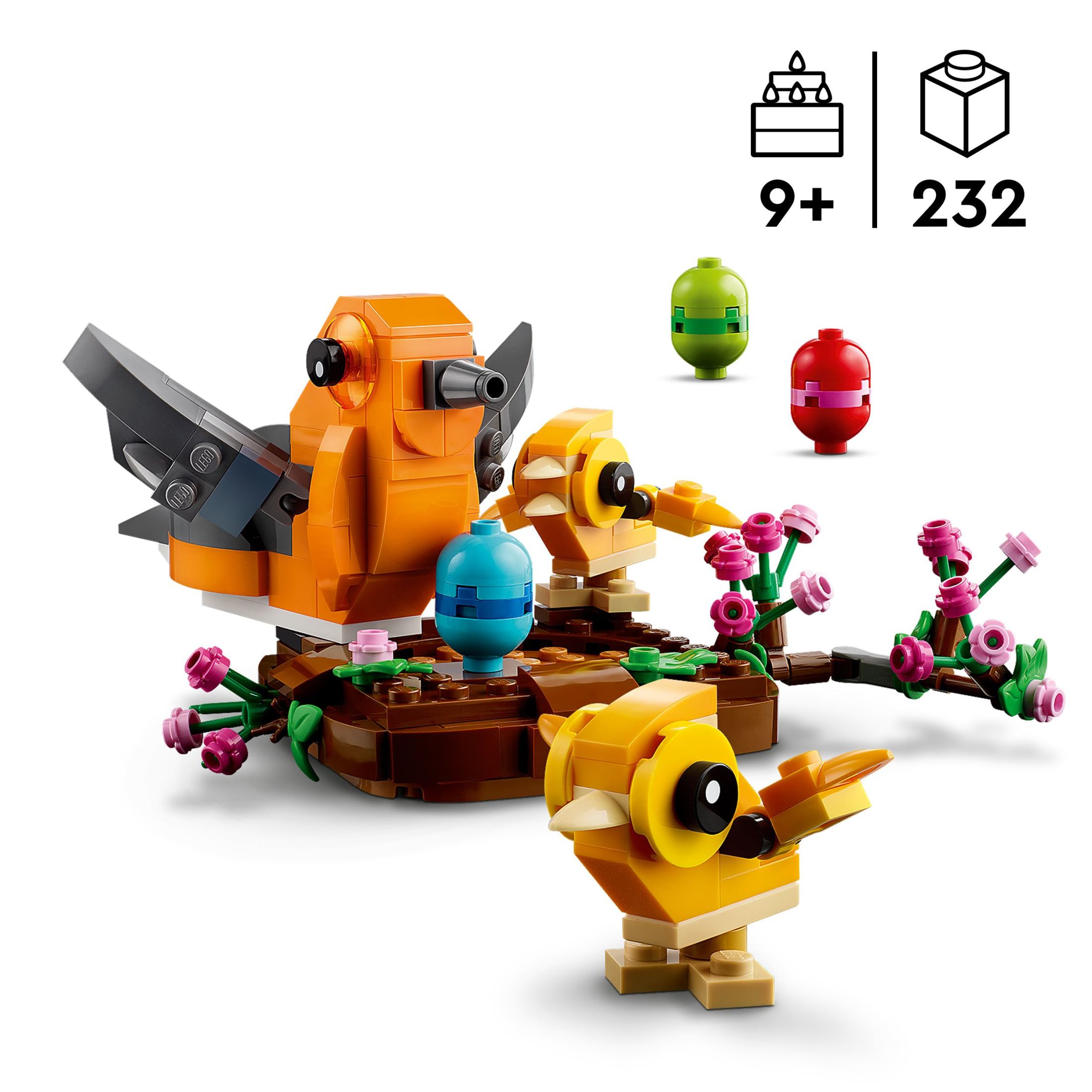LEGO Bird’s Nest Building Toy Kit, Makes a Great Easter Basket Filler and Easter Gift Idea for Kids, 40639 - image 3 of 7