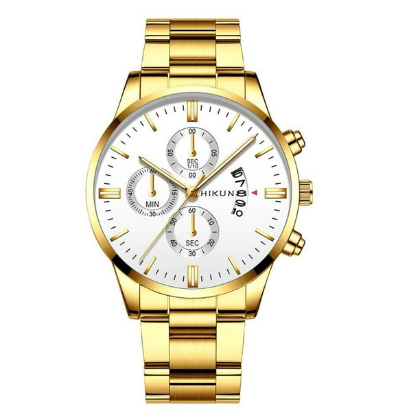 Reloj de cuarzo para hombre, elegante reloj de moda para hombre con esfera de acero, reloj de cuarzo para hombre, reloj de regalo, reloj de cuarzo