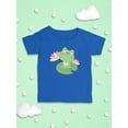 thumbnail image 3 of A Cute Frog Water Lily Leaf T-Shirt Infant -Image by Shutterstock,  18 Months, 3 of 4