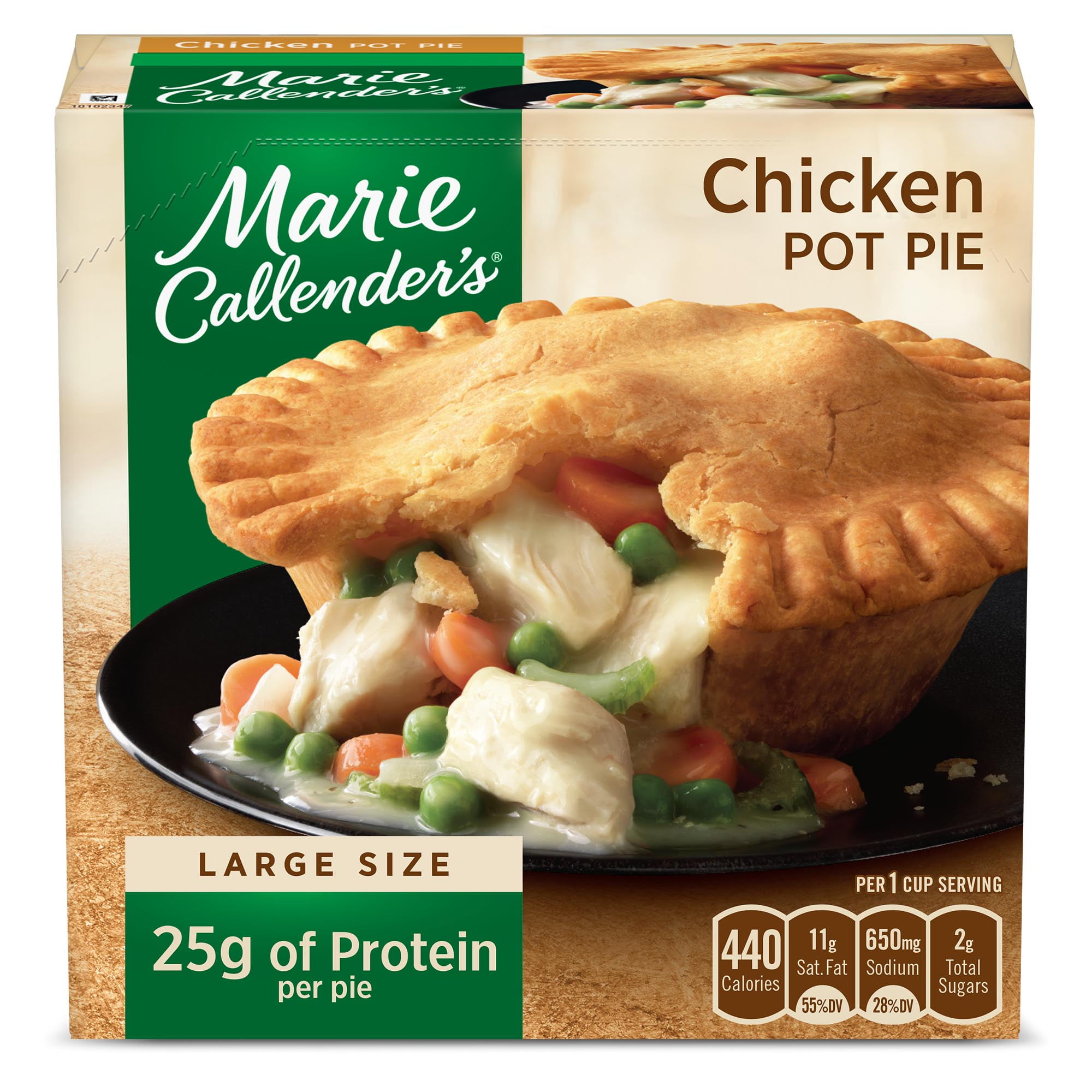 Marie Callender’s Chicken Pot Pie, Large Size, Frozen Meal, 15 oz.