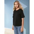 thumbnail image 3 of Basic Cotton Crew Neck T-Shirt, 3 of 6