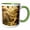 Green/White, variant on 3drose, Jonah by Albert Pinkham Ryder Amerian Artist, 11oz Two-tone Green Mug
