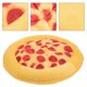 thumbnail image 2 of Dog Chew Toys for Aggressive Dogs Pizza Interactive Squeaky Dog Toys for Puppy Medium Breed Tough Rubber Chew Dog Toys, 2 of 2