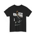 thumbnail image 2 of Texas Victor Wembanyama #1 Cartoon Basketball Unisex Cotton Tee, 2 of 6