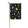 thumbnail image 1 of POGLIP Colorful Abstract Pattern 80 90S Placards Flyers and Designs Garden Flag Decorative Flag House Banner 12x18 inch, 1 of 1