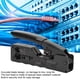 thumbnail image 4 of Crimpadora RJ45 RJ12/11, Herramienta De Crimpado RJ12/11 RJ45, Acero Multifuncional, Precisa, Antideslizante, Ergonómica, Profesional Para Marco De Cableado De Conector De Red ANGGREK Herramientas, 4 of 8