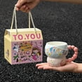 thumbnail image 2 of Taza de café de estilo coreano, taza de té, taza creativa, tazas de leche de cerámica, tazas de café de porcelana, tazas de cerámica al por mayor, regalo de cumpleaños, 2 of 5
