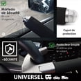 thumbnail image 3 of Barra antirrobo para volante de coche Bloqueo de bastón para furgoneta antirrobo Bloqueo de alta seguridad Bloqueo universal Seguridad Inmovilizador para auto SUV Camión Casa móvil, Martillo de emerge, 3 of 5