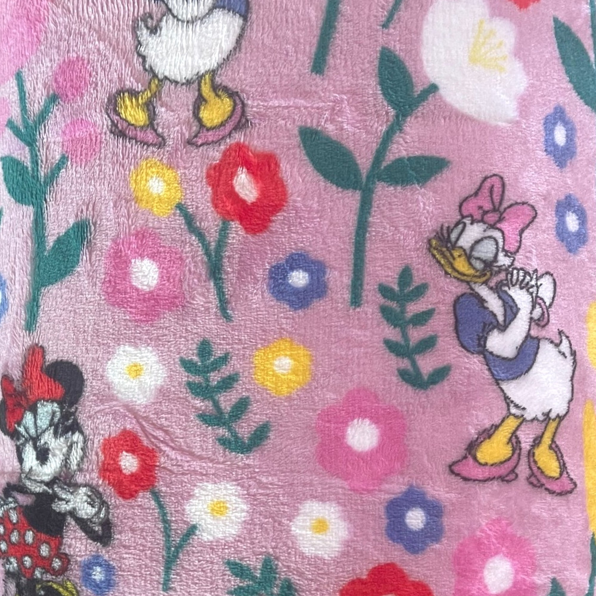 The Big One Oversized Plush Minnie Mouse & Daisy Duck Throw Blanket, 5' x 6'