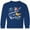 Royal Blue, variant on Inktastic I Get Distracted by Birds Long Sleeve Youth T-Shirt