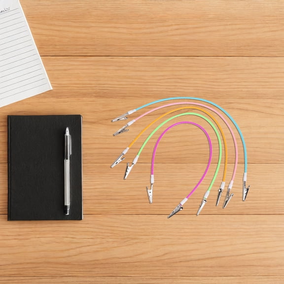 OUNONA 5Pack Bib Clips for Adults Iron Assorted Clothing from Stains for Men