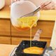 thumbnail image 4 of Bol para batir huevos y preparar masas con colador, malla fina, apto para uso alimentario, asa ergonómica, pico vertedor, multifuncional, para hornear, cocinar y batir huevos, 4 of 7