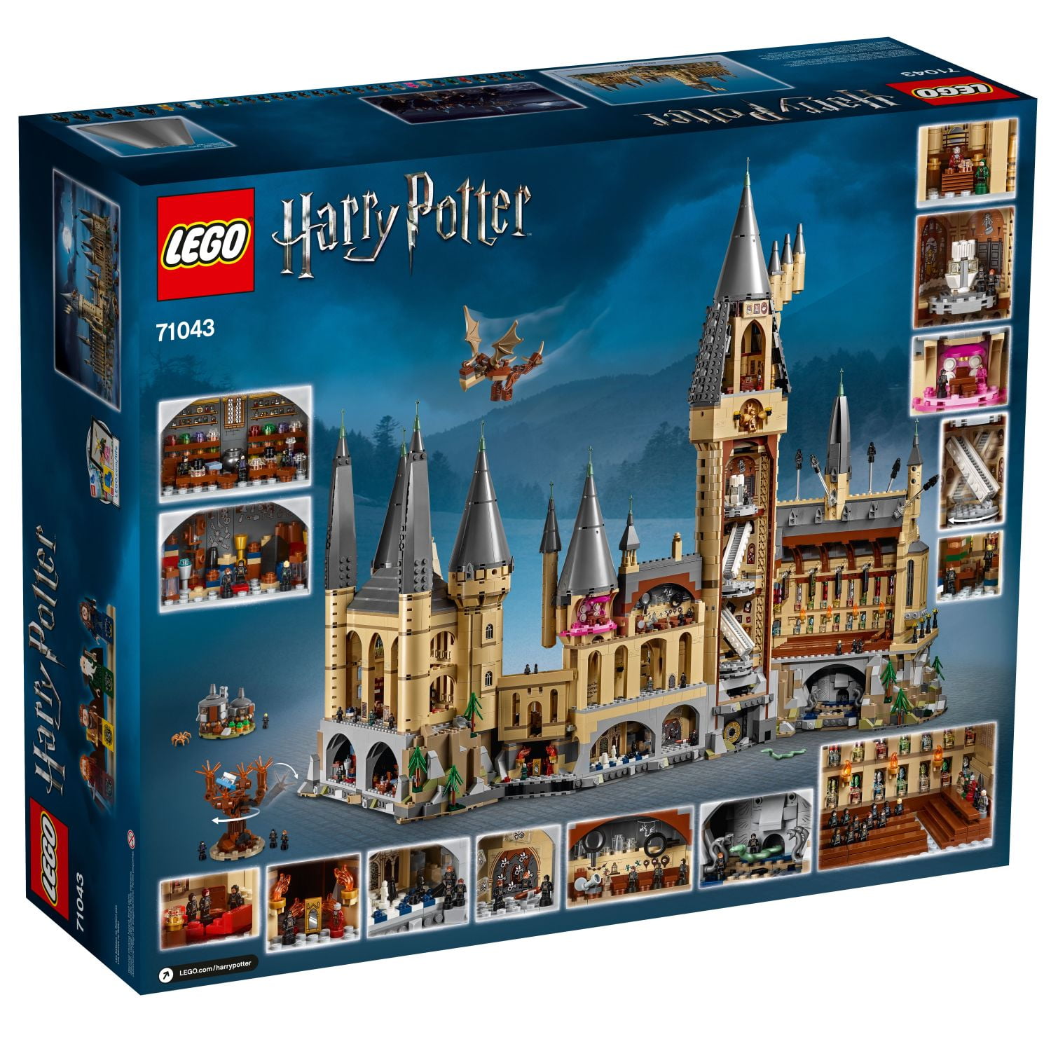 LEGO Harry Potter Hogwarts Castle Building Set, Gryffindor