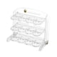 thumbnail image 1 of Titular De Huevo Soporte plegable para huevos de 3 capas, 24 rejillas, estante de almacenamiento para huevos, dispositivo para ahorrar espacio (transparente) Tmvgtek Libre de BPA, 1 of 6