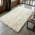 thumbnail image 2 of Super Thick 4x6 Flokati Rug | Long 3.5" pile | Excellent quality | Authentic Greek flokati | Shaggy wool white area rug, 2 of 6