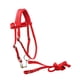 thumbnail image 5 of Brida de caballo con riendas, cuerda principal para caballo, sillas de montar occidentales ajustables, riendas de brida de tracción lateral, equipo Rojo, 5 of 8