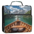 thumbnail image 5 of FORMRS Zipper Binder with Shoulder Strap 2-inch Ring 500 Sheet Capacity File Bag, Lake, 5 of 5
