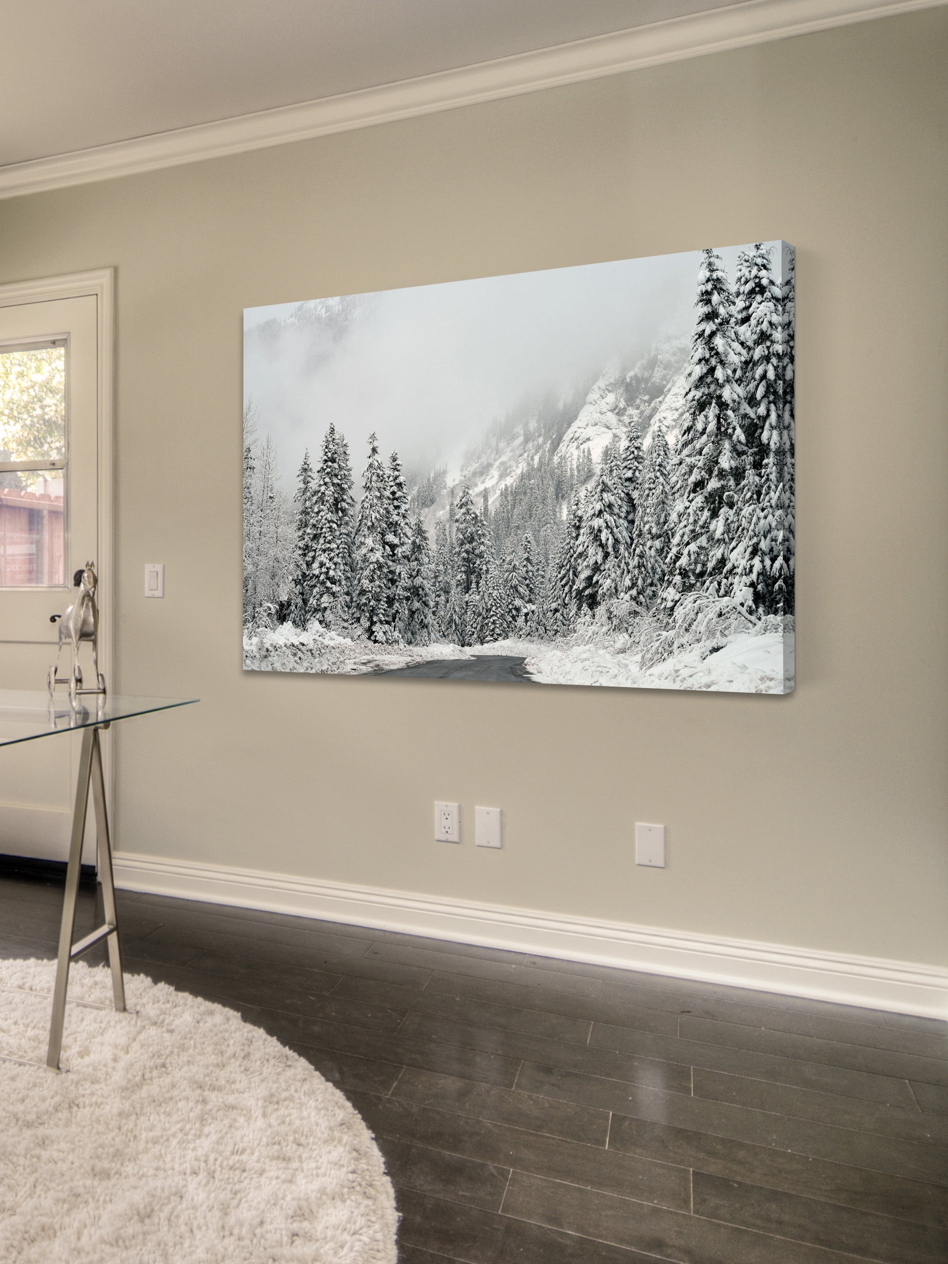 "Winter Wonderland" Painting Print on Wrapped Canvas