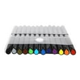 thumbnail image 1 of EASTIN office supplies New 24 Color Water-based Thread Drawing Pen Set Needle Pen Manual Account 20ml，office desk, 1 of 1