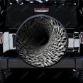 thumbnail image 1 of Wormhole Tunnel Science Fiction Pattern Polyester Universal Spare Wheel Tire Cover Wheel Covers for Trailer RV SUV Truck Camper, 1 of 5