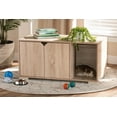 thumbnail image 2 of Baxton Studio Jasper Modern and Contemporary Oak Finished 2-Door Wood Cat Litter Box Cover House, 2 of 10