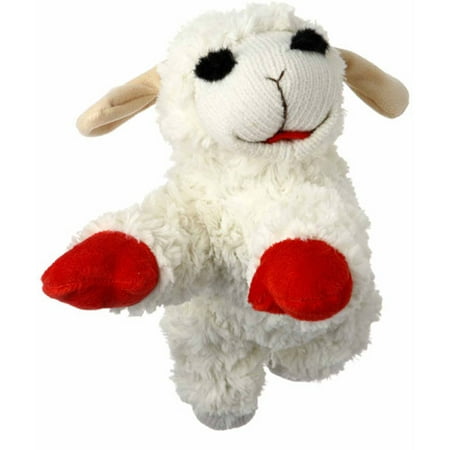 Multipet International Inc. 10" Lamb Chop Dog Toy/ Set 4