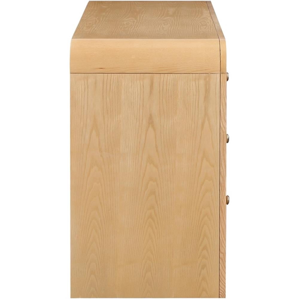 Meridian Furniture Siena NaturalAsh Wood and Natural Cane  Dresser