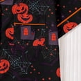 thumbnail image 6 of MEZZALL Women Halloween Pumpkin Print Pajama Set Lapel Collar Button Closure Chest Pocket Short Sleeve Tops With Elastic Waist Shorts Loungewear Sleepwear For Holiday 2 Piece Vacation Pjs, 6 of 9