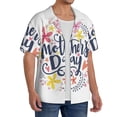 thumbnail image 2 of Kdxio Men'S Hawaiian Shirt For Men Short Sleeve Shirt Mother'S Day Summer Casual Holiday Beach Button Down T-Shirts, 2 of 5