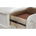 thumbnail image 4 of American Woodcrafters Rodanthe Dove White Six-drawer Wood Bureau, 4 of 5
