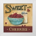 thumbnail image 3 of Gregory Gorham 20x20 White Modern Wood Framed Wall Art Titled - Sweet Cherries, 3 of 5