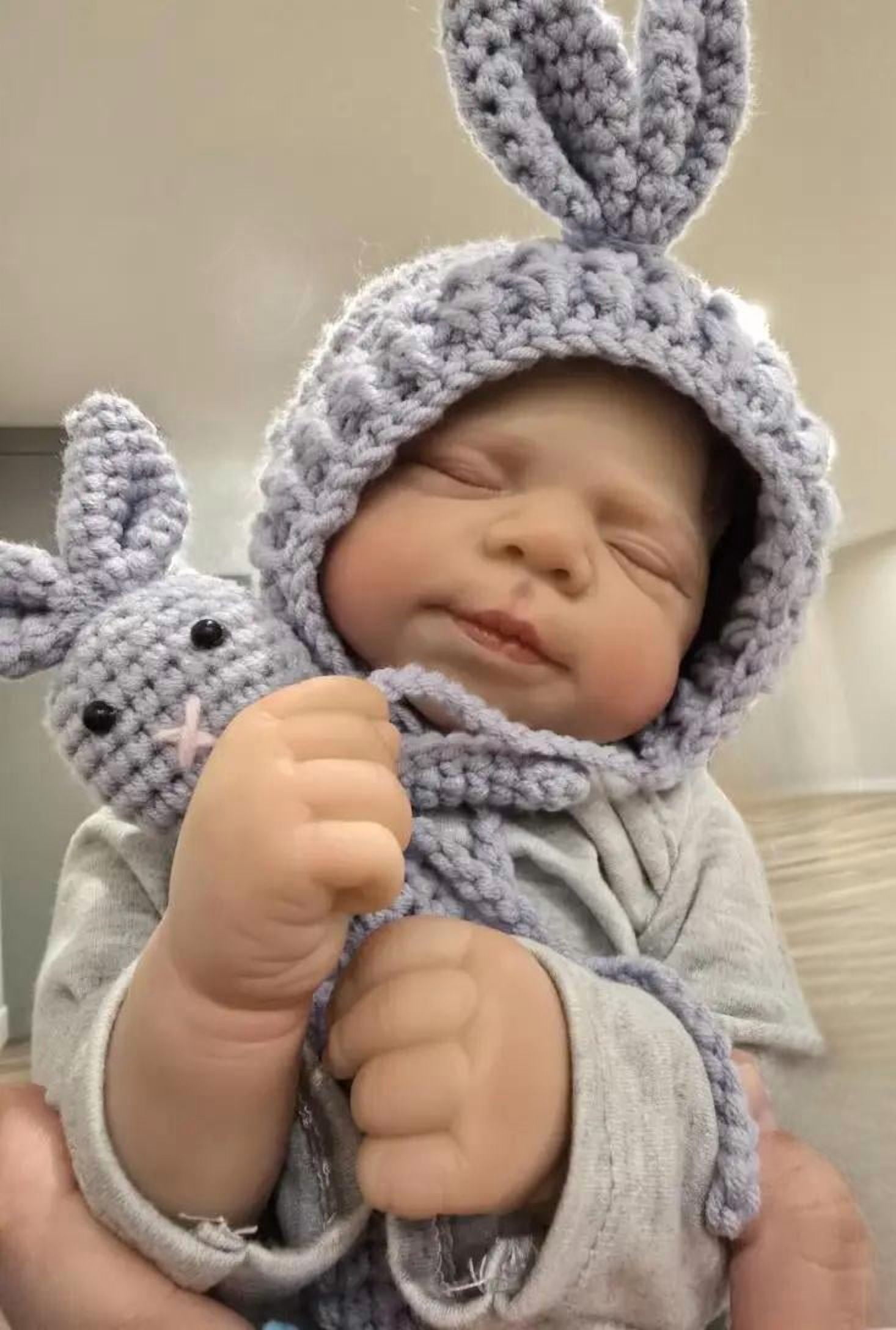 Sleeping Reborn Baby Dolls - 18" Realistic Baby Doll Lifelike Cloth Body Baby Boy Real Life Baby Doll with Accessories Gifts for Kids 3+