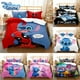 thumbnail image 2 of Disney-Juego de ropa de cama de Stitch, funda de edredón de dibujos animados de Anime, decoración de funda de almohada, funda de edredón para dormitorio, traje de cama, regalo para niños, 2 of 5