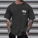 thumbnail image 1 of Tops para hombre, blusas y camisas de cuello redondo y manga corta para hombre, blusas casuales de cuello redondo con estampado de moda para hombre, blusas de cuello redondo y manga corta para hombre., 1 of 4
