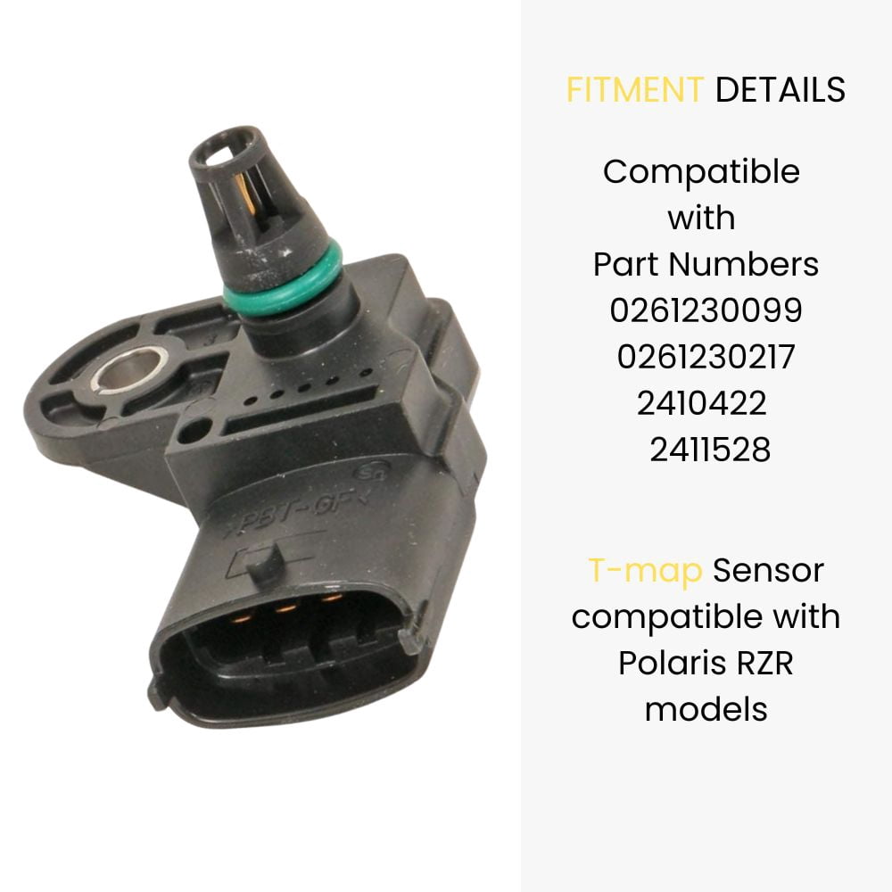 MAP Sensor for Polaris 2410422 2411528 0261230099 0261230217 RZR 570 800 900 1000 Turbo by FASWORX