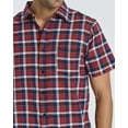 thumbnail image 5 of Real Essentials 3 Pack: Men's Regular-Fit Short Sleeve Woven Button Down Shirt with Pocket (Available in Big & Tall), 5 of 7