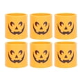 thumbnail image 2 of Luces de vela LED ANGGREK de Halloween Luz de vela de calabaza brillante amarilla con pilas, 2 of 8