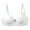 White, variant on Bras for Women,Lace Front Underwire Bra with Shaping Cups Adjustable Shoulder Straps and Front Button Closure for Comfortable All-Day Support,Sports Bras for Women,White,75B