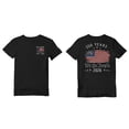 thumbnail image 3 of Havenx Mens American Patriotic T Shirts Short Sleeve Crewneck Shirt American Flag Design T-Shirt Cross Patriotic 250 Years Of Freedom Tee,Dark Gray 3XL, 3 of 4