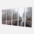 thumbnail image 2 of Arbres dans un Paysage d'Hiver Blanc - Impression sur Toile, 2 of 3
